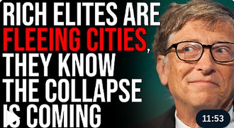 Rich Elites Are FLEEING Cities, They Know The Collapse Is Coming