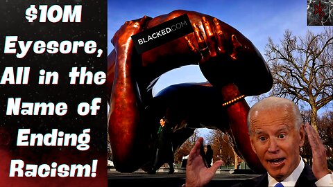 MLK Day Commemorated With Bronze Weiner Statue & Rambling Biden Speech!