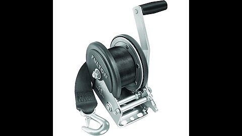 Review Fulton 142311 Single Speed Winch with 20' Strap and Cover - 1400 lbs. Capacity, 1 Pack