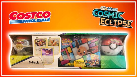 Costco Exclusive Pokemon Jumbo Eevee Collection! Cosmic Eclipse Inside!
