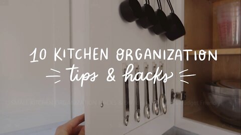 10 SMALL KITCHEN ORGANIZATION HACKS & DIY Amazing!