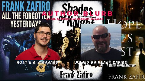 Interview: Frank Zafiro Returns with four more books