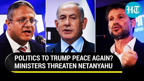 Israeli Politics To Scuttle Gaza Peace Plan? Netanyahu’s Ministers Threaten To Topple Govt | Watch