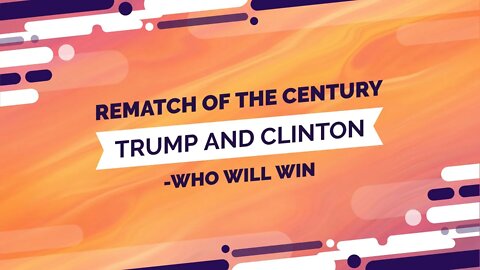 COULD TRUMP AND CLINTON TIE UP AGAIN?
