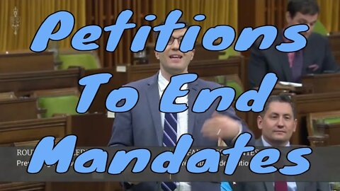 Petitions by Conservative Canadians to end federally regulated mandates