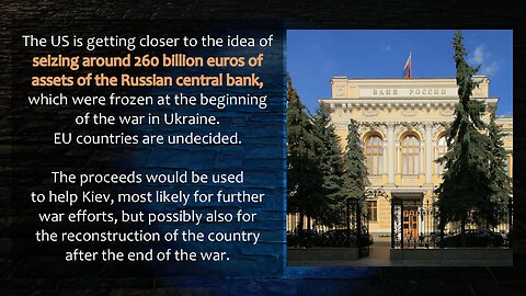 If the West seizes the Russian central bank assets, every country will ask itself: am I next?