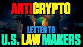Anti Crypto Letter to U.S. Law Makers - 131