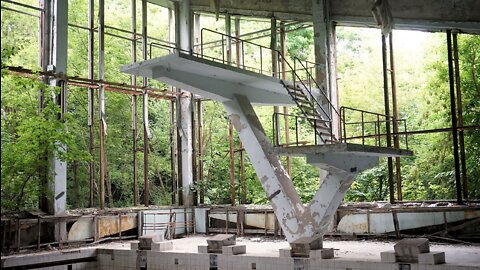 Abandoned Pool and Rec Center in Pripyat (Chernobyl)