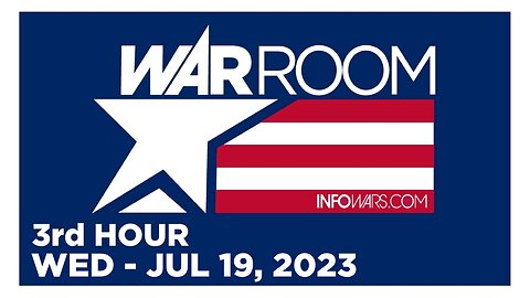 WAR ROOM [3 of 3] Wednesday 7/19/23 • IRS WHISTLEBLOWER TESTIMONY, News, Reports & Analysis