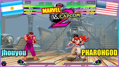 Marvel Vs. Capcom 2 New Age of Heroes (jhouyou Vs. PHAROHGOD) [Argentina Vs. U.S.A.]