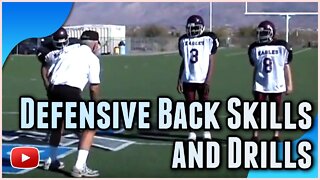 Youth Football Skills and Drills - Defensive Back with Coach Vern Friedli