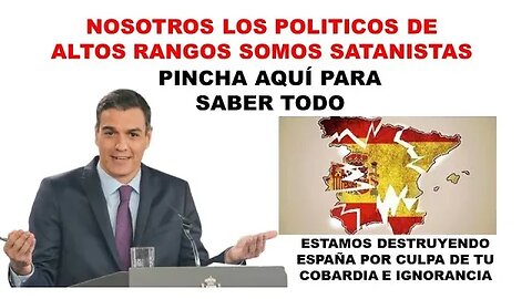 🔥Los Politicos de alto rango son Satanicos 🏴‍☠️ y tu los votas sin saber que te hacen la cama