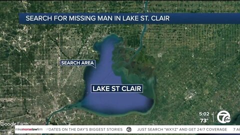 Swimmer missing in Lake St. Clair