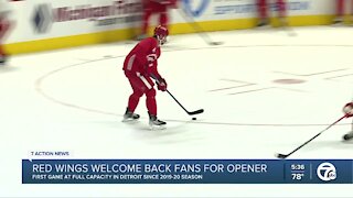Red Wings welcome fans back for season opener