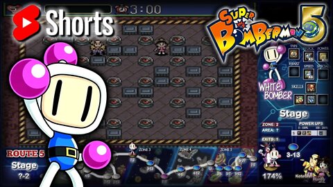 Super Bomberman 5 [SNES] - White Bomberman Vs. Kotetsu & Honey [SHORTS]