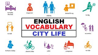 Full English Vocabulary - 5/14 - CITY LIFE