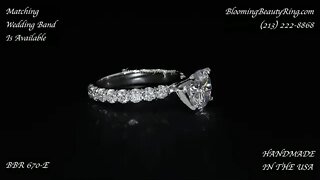 BBR 670-E Diamond Engagement Ring From BloomingBeautyRing.com