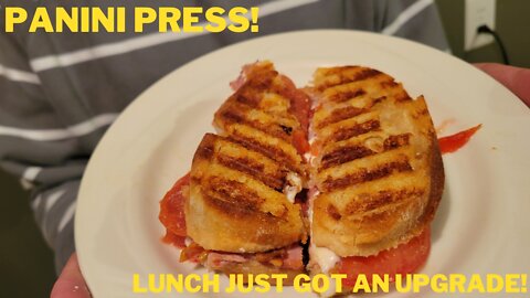 Trying Out My BRAND New Panini Press: Let's Make An Italian Panini!