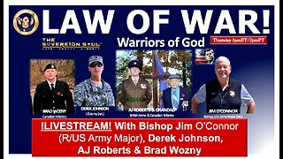 Law of War - with AJ Roberts, Derek Johnson, Brad Wozny and Jim O'connor