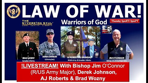 Law of War - with AJ Roberts, Derek Johnson, Brad Wozny and Jim O'connor