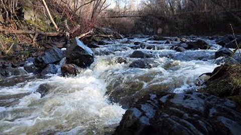 Babbling Brook and Brown Noise ASMR Waterfall Mountain Stream River Best Favorite White Noise 10 hrs