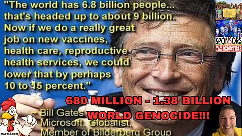 BILL GATES WANTED FOR WORLD GENOCIDE! (BANNED IN MULTIPLE COUNTRIES)