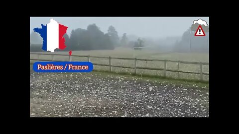 OUR WORLD LEADERS KNOW THAT EARTH HAS TO BE EVACUATED : HAIL CONTINUES TO FALL IN FRANCE THIS