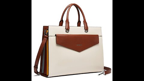 Sponsored Ad - BOSTANTEN Women Leather Handbags Designer Satchel Purses Two-Tone Top Handle Wor...