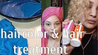 NEW Haircolor & HairTrearment Tips 4rm home tuorial