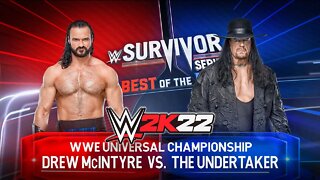 WWE 2K22: Drew McIntyre Vs. The Undertaker - Heroic Gameplay!