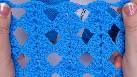 How to crochet medallion stitch free written pattern in description