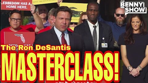 DESANTIS GIVES A MASTERCLASS ON WHAT IT MEANS TO BE A REPUBLICAN TO LIB REPORTER | CROWD RESPONSE 🔥