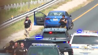 High-speed police chase ends on I-83
