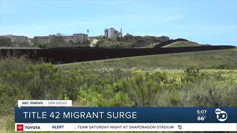 Border Patrol sees spike in migrant crossing while eyeing the end of Title 42