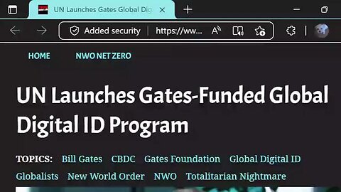 UN LAUNCHES GATES-FUNDED GLOBAL DIGITAL ID PROGRAM