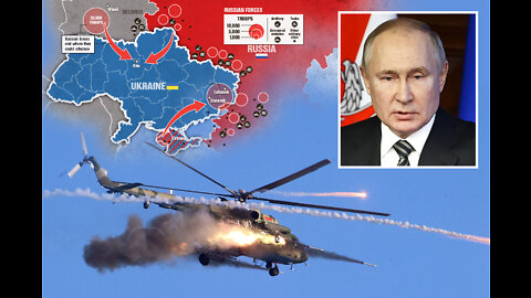 Russia Ukraine: Russian Combat Helicopters & Missiles