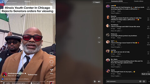 Illinois Youth Center in Chicago Rejects Senators ORDERS for viewing.