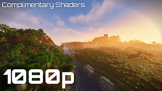 Relaxing Minecraft with shaders [Complimentary Shaders] [1080p] [2hrs]