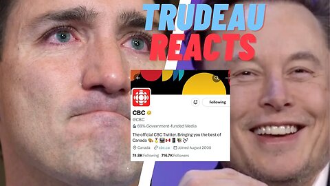 Elon Musk Adds 69% to CBC Twitter Tag After THIS Trudeau Speech #elonmusk