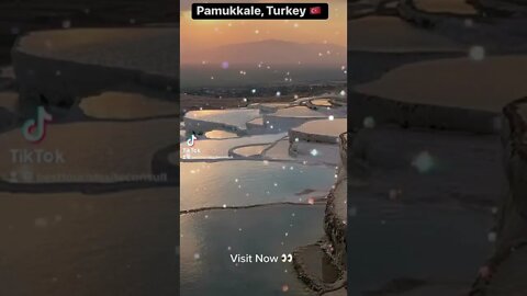 Pamukkale, Turkey 🇹🇷 #shorts #turkeytourism #pamukkale #turkey #tourism