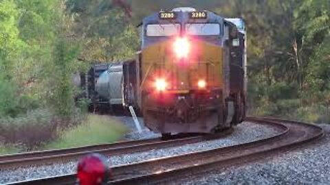 CSX Q369 Manifest Mixed Freight Train with DPU from Lodi, Ohio October 5, 2021