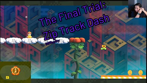 Super Mario Wonder: The Final Trial Zip Track Dash