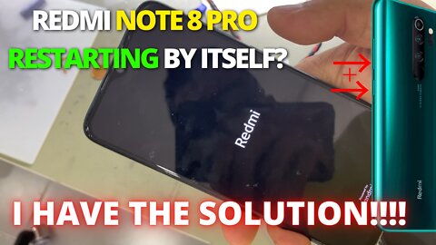 Redmi note 8 restarting by itself? I have the solution!! - How to fix Redmi Note 8 power button