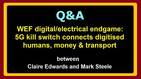 Mark Steele and Claire Edwards: follow-up to WEF digital/electrical endgame