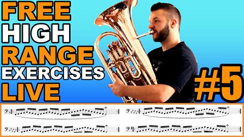 FREE HIGH RANGE EXERCISES with a Live Masterclass On How to PLAY HIGH. 20000 SUBSCRIBER GIVEAWAY!!!