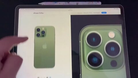 A APPLE ACABOU DE LANÇAR O IPHONE 13, 13 PRO E 13 PRO MAX NA COR VERDE!