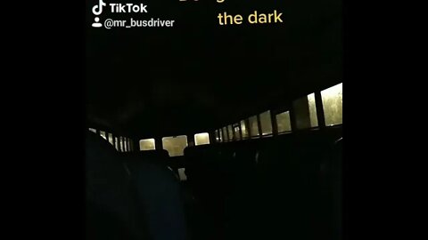 Pretriping in the dark is scary