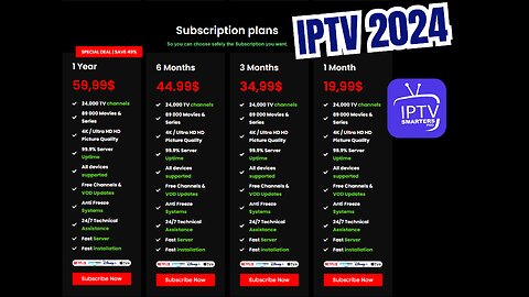 IPTV SUBSCRIPTION m3u url , xtream code DISCOUNT 30% | Only Today