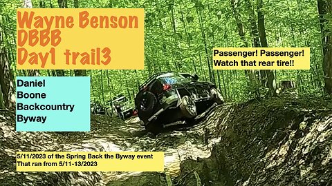 Off roading in the Daniel Boone Backcountry Byway Wayne Benson Rd.