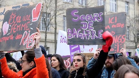 Paris / France - 'Feminist strike’ for International Women’s day - 08.03.2023 #Womensday